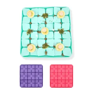3D Clover Square Slow Feeder