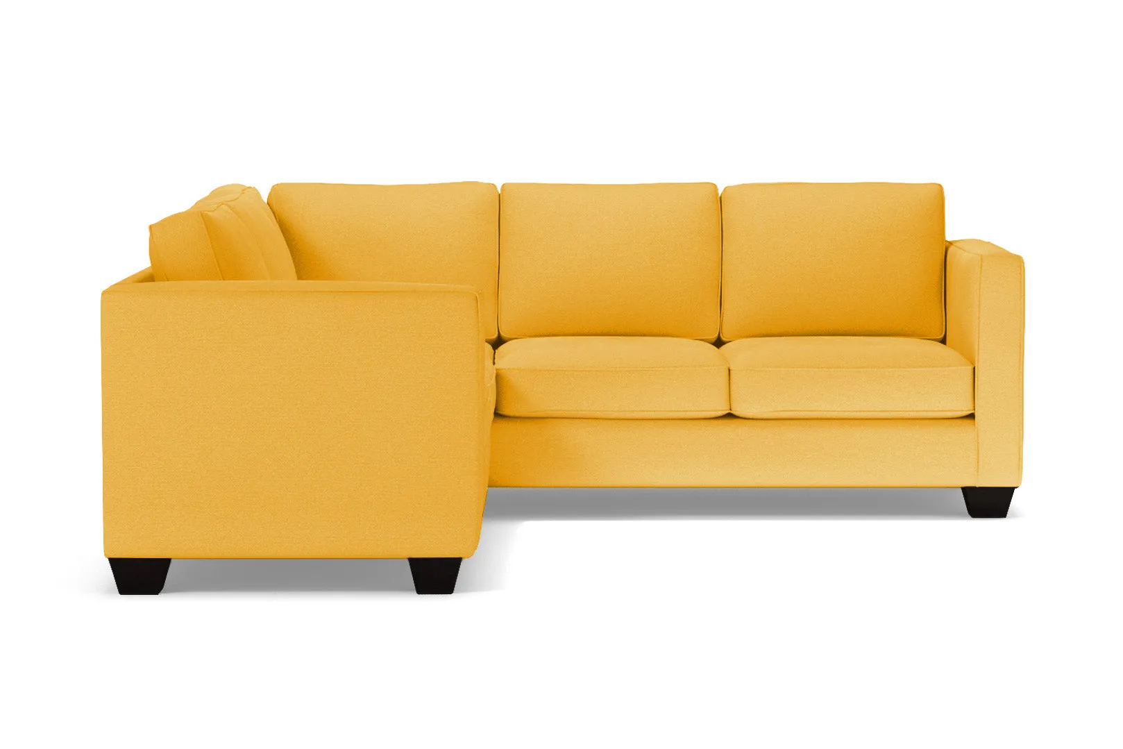 Catalina 2pc Sleeper L-Sectional :: Leg Finish: Espresso / Sleeper Option: Deluxe Innerspring Mattress