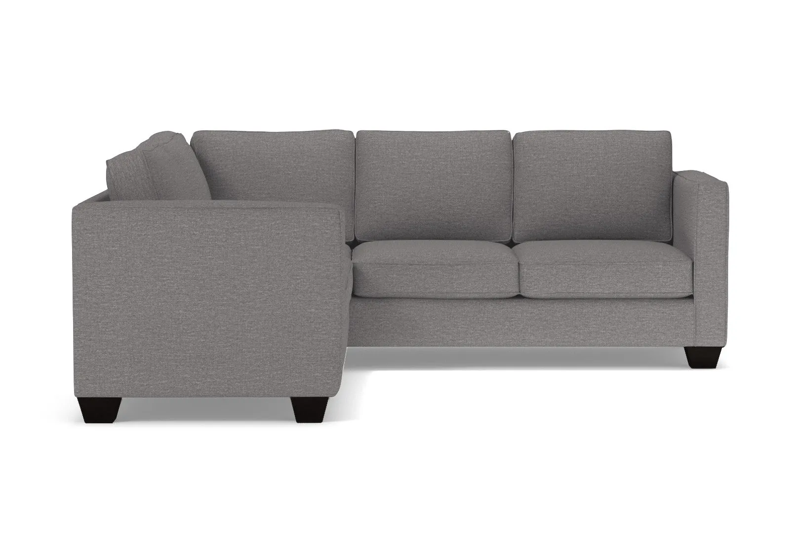 Catalina 2pc Sleeper L-Sectional :: Leg Finish: Espresso / Sleeper Option: Memory Foam Mattress