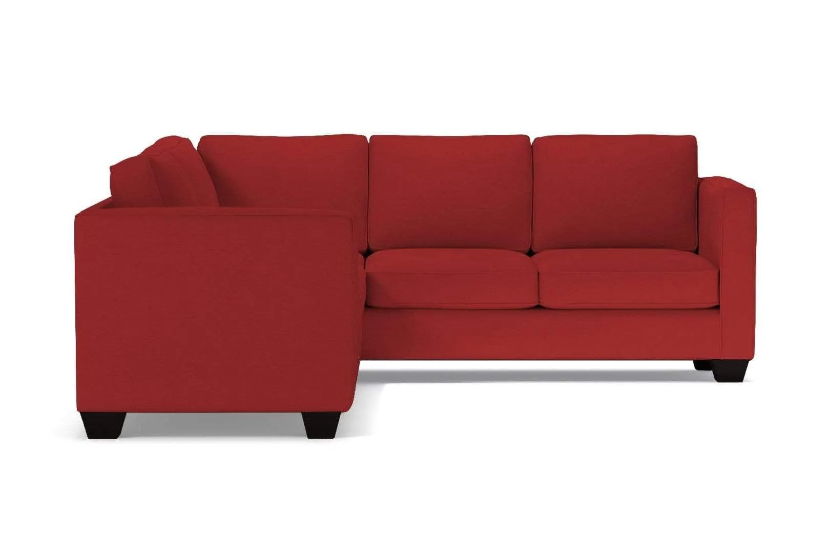 Catalina 2pc Sleeper L-Sectional :: Leg Finish: Espresso / Sleeper Option: Memory Foam Mattress