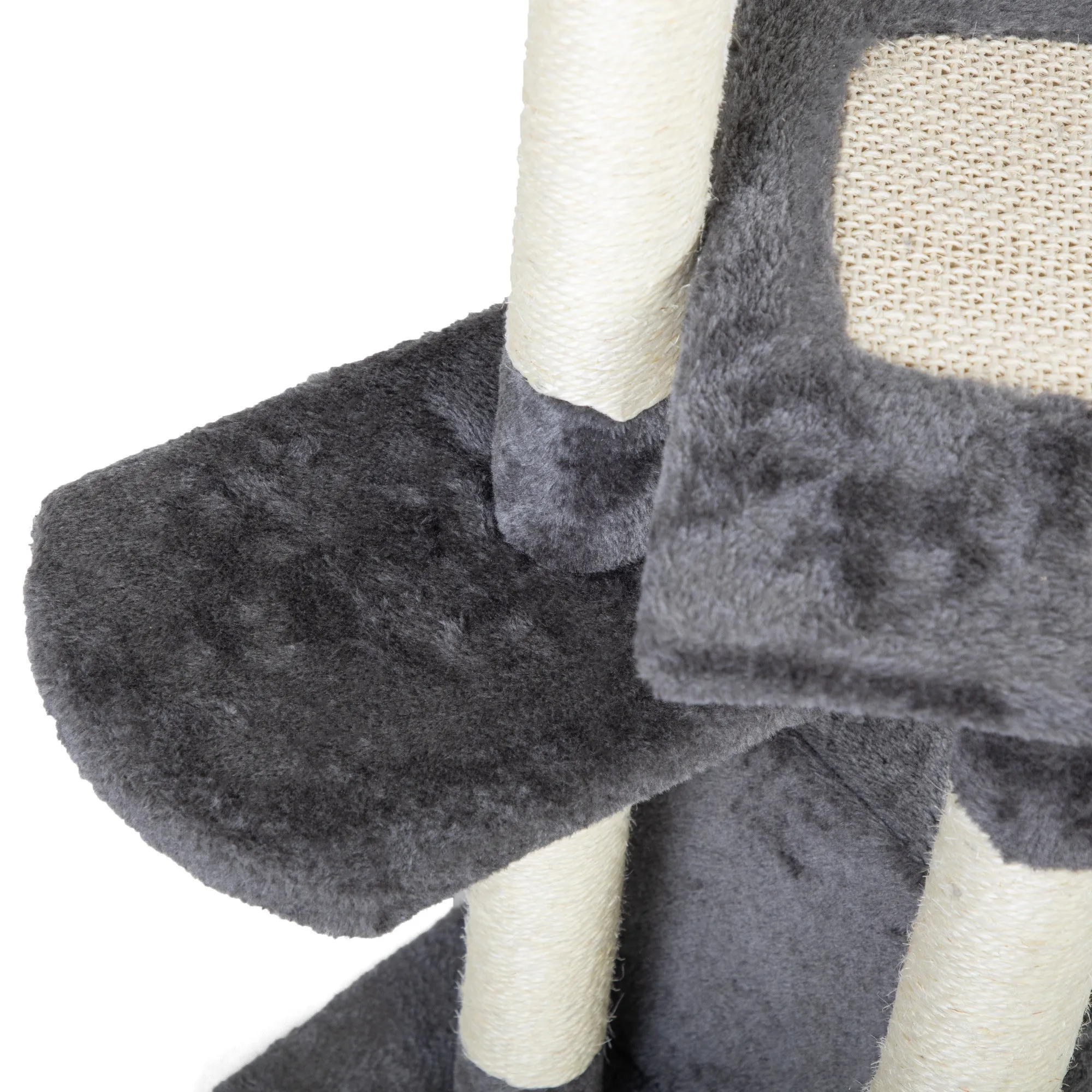 Double Level Cat Tree Stand House Furniture