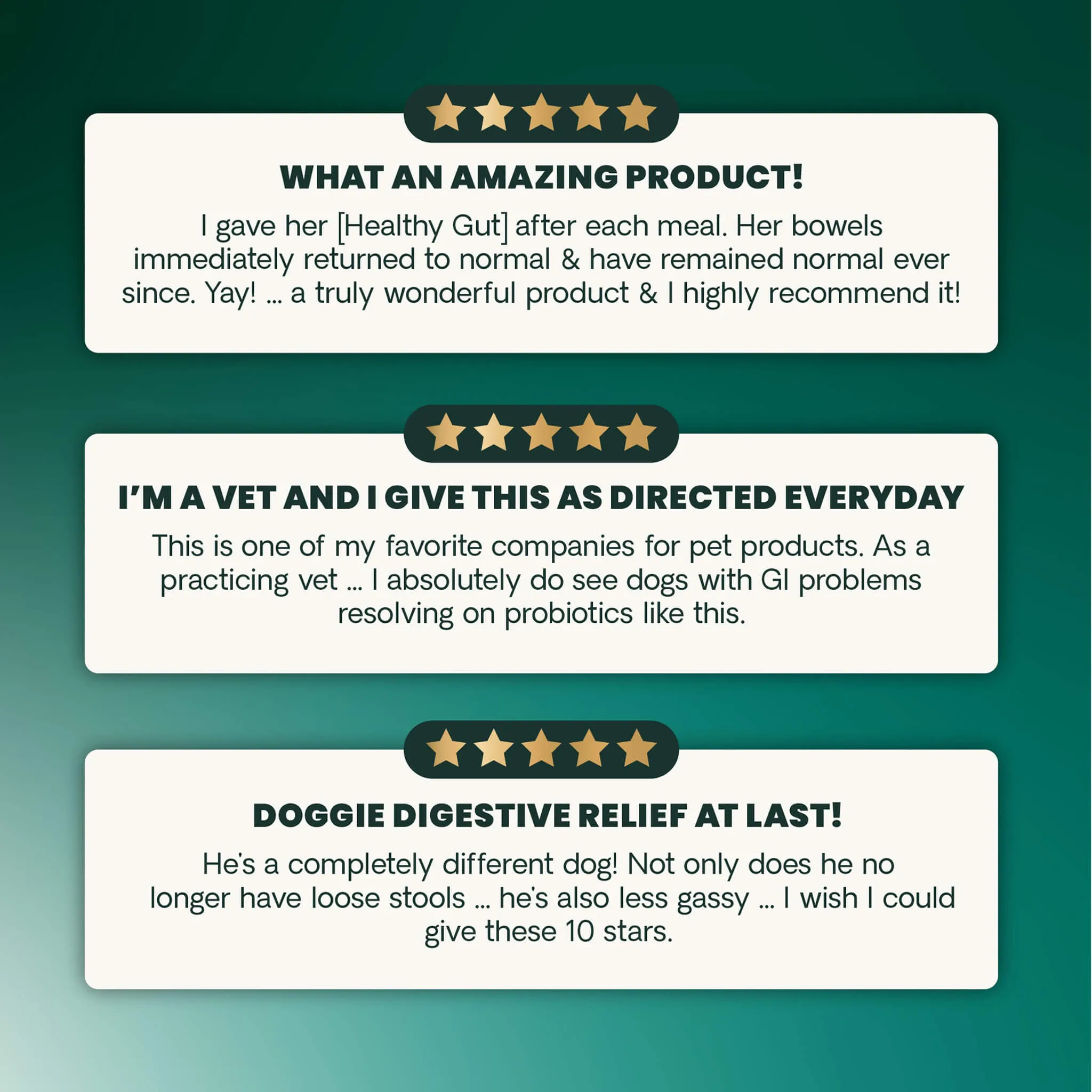 VetriScience Extra Strength Gut Health Dog & Cat Supplement
